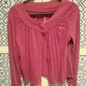 Burgundy cardigan